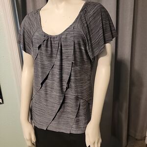 Elementz Charcoal Gray Women's Blouse